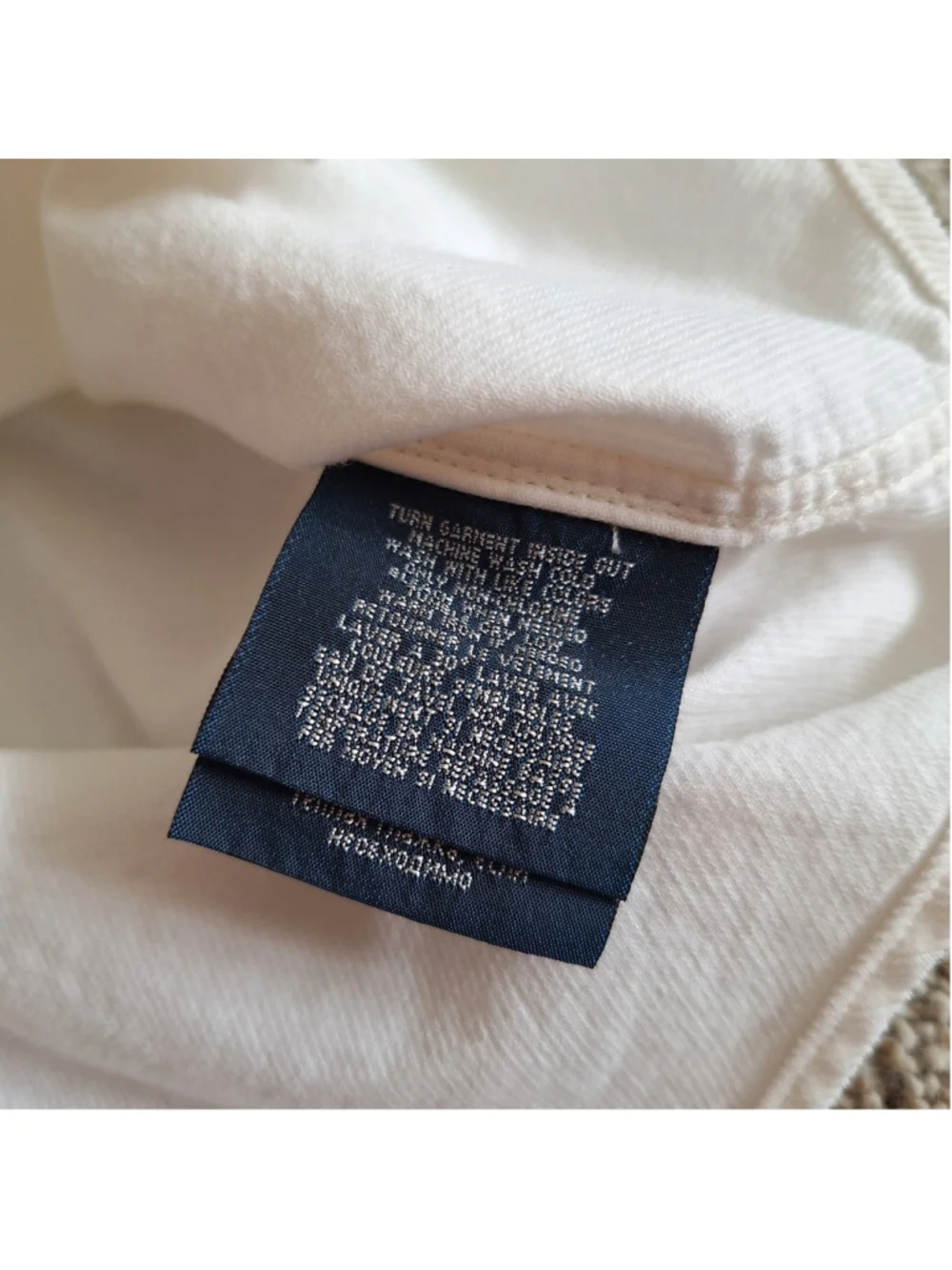 Ralph Lauren Boys SMALL 8/10 Ivory Button Down Shirt Pony Logo CORDUROY Classic